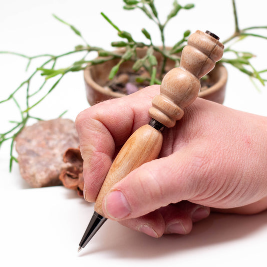 Maple Natural Wood Ballpoint Pen or Mechanical Pencil, Ergonomic Grip for More Comfortable Writing, Fairytale Pen, Handmade Pen, Arthritis Pencil
